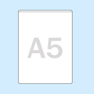 Pochettes rectangulaires, auto-adhésif, A5  | petit côté  | sans hauteur de remplissage  | PP 