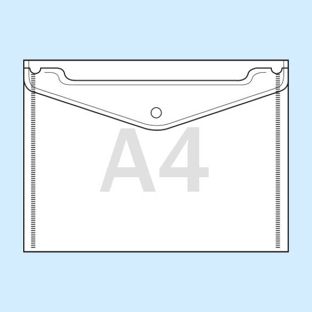 Porte-document pour format A4, film PP 180 microns 