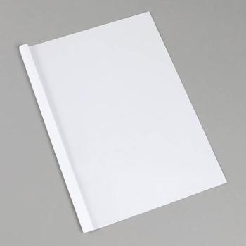 Chemise thermorelieuse A4, en carton plat renforcé, jusqu'à 150 feuilles, blanc 15 mm