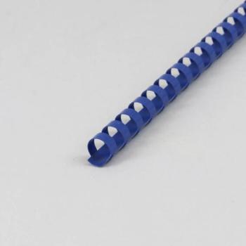 Spirales plastiques pour reliure A4, rond, 14 mm | bleu