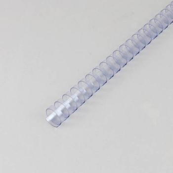 Spirales plastiques pour reliure A4, ovale, 22 mm | transparent