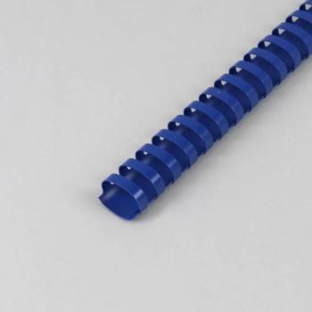 Spirales plastiques pour reliure A4, ovale, 28 mm | bleu