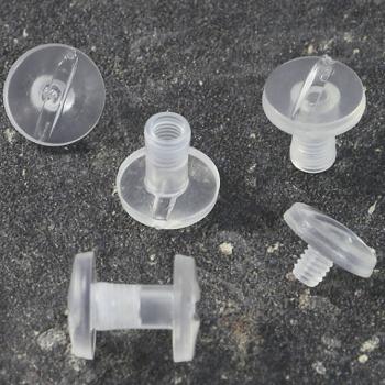 Vis reliures en plastique, 10 mm | transparent