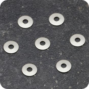 Rondelles de vis de reliure, 15 mm, nickelé 
