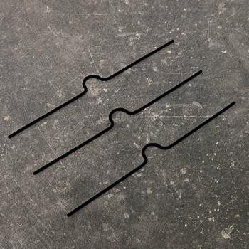 Crochets pour calendrier, longueur 100 mm, noir 