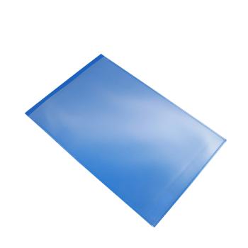 Pochettes magnétiques pour format A4, avec 1 bande magnétique, ouverture petit côté, PP, bleu 