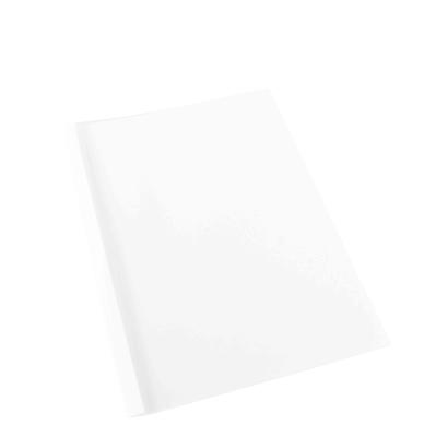 Chemise à reliure thermique A4 avec languette de classement en carton, jusqu'à 15 feuilles, blanc 1,5 mm