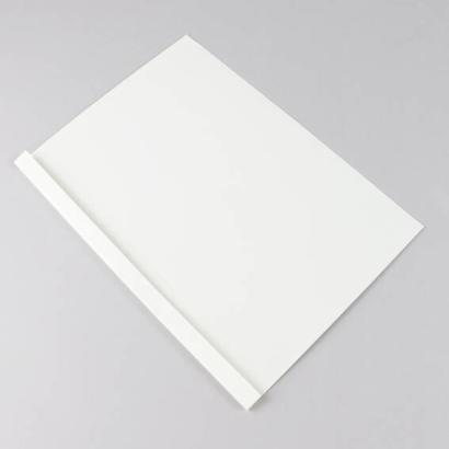 Chemise à reliure thermique A4 avec languette de classement en carton, jusqu'à 60 feuilles, blanc 6 mm