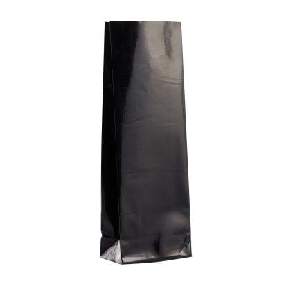 Sachet fond plat, noir 105 x 65 x 297 mm