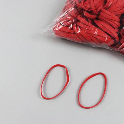 Elastiques en caoutchouc, rouge 50 mm | 4 mm