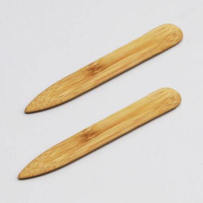Piloirs en bambou, tête pointue et queue arrondie 160 mm