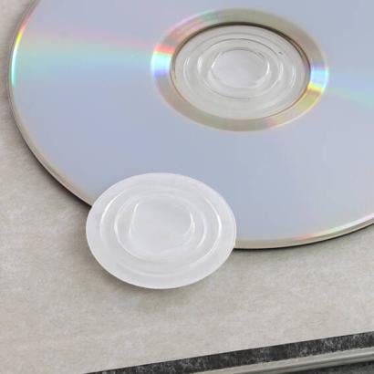 Pastilles CD - Clips CD, 35 mm, transparent 