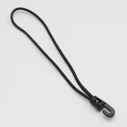 Tendeur élastique avec crochet en plastique 250 mm | noir