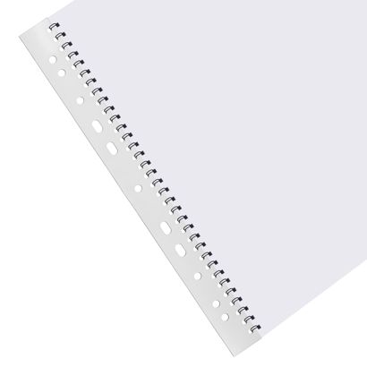 Bandes de classement pour reliures anneaux métalliques, A4, 3:1, trous ronds 