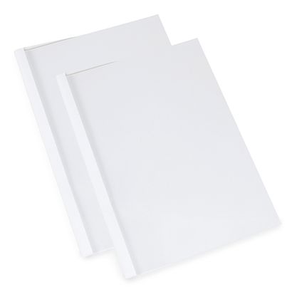 Chemises à reliure thermiques A4, carton, blanc 