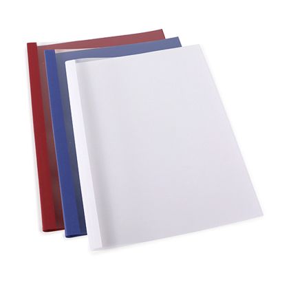 Chemises à reliure thermiques A4, carton lin 