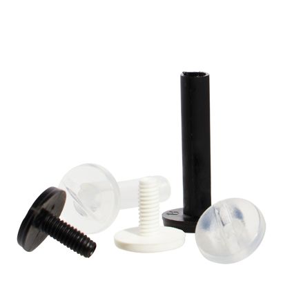 Vis de reliure en plastique, filetage M4 
