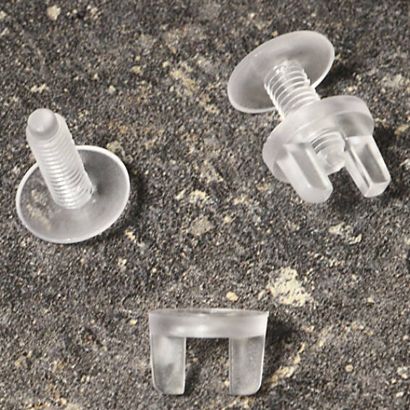 Vis Viking, transparents 4,8 mm de diamètre, 16 mm de longueur
