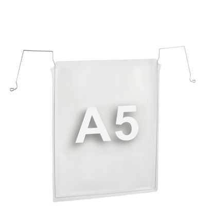 Pochettes à fil de suspension pour A5, ouverture petit côté 