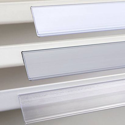 Réglettes porte-étiquettes DBR, adhésives 