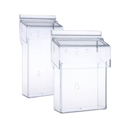 Porte-brochure extérieur avec couvercle, robuste 