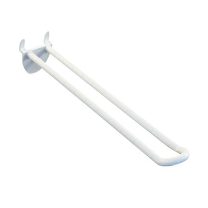Broches pour rayonnage à 3 crochets perforants, broche double, blanc 150 mm