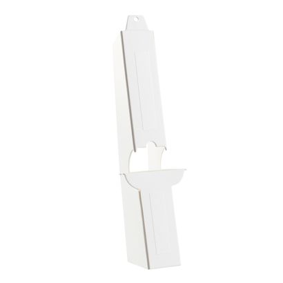 Chevalets carton double pied, blancs A4