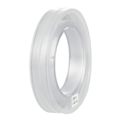 Fil en nylon en rouleau, transparent (1 rouleau de 200 m) 