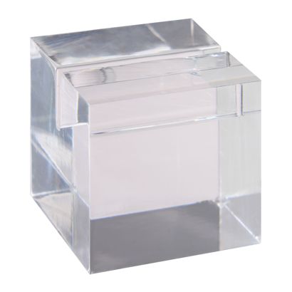 Porte-carte "Cube" en acrylique null | null