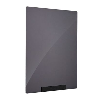 Plaque acrylique pour système de connexion variable MODUL, ardoise noire, PMMA A5 - 148 x 210 mm 