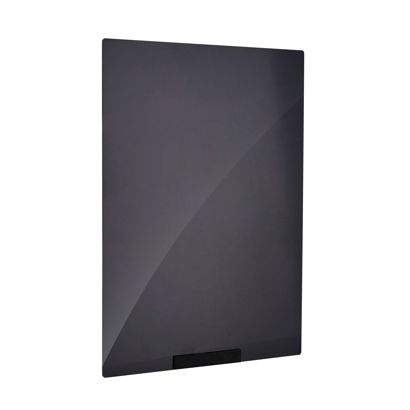 Plaque acrylique pour système de connexion variable MODUL, ardoise noire, PMMA A4 - 210 x 297 mm 