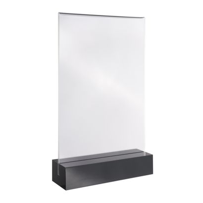 Présentoir de table MODUL, pochette en acrylique avec socle en acrylique null | A5 | null