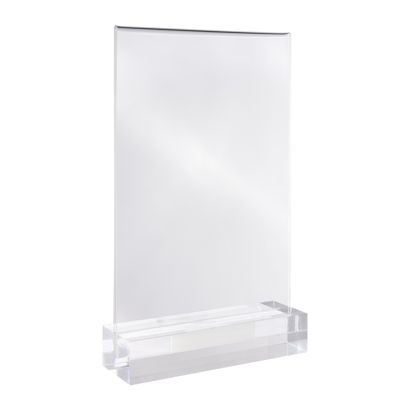 Présentoir de table MODUL, pochette en acrylique avec socle en acrylique null | A5 | null