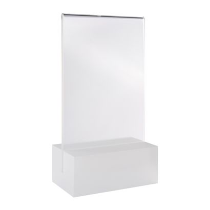 Présentoir de table MODUL, pochette en acrylique avec socle en acrylique null | A7 | null