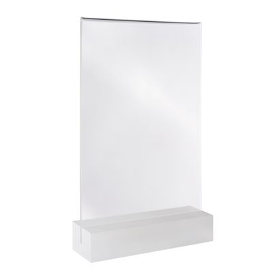 Présentoir de table MODUL, pochette en acrylique avec socle en acrylique null | A4 | null