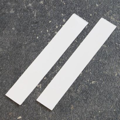 Bande adhésive double face en acrylate pur, très fort, détachable, 15 x 80 mm, 1 mm d’épaisseur 