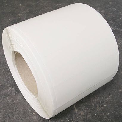 Ruban adhésif double face en PET, pièces embouties (bout à bout), adhérence très forte/très forte rouleau avec 1 000 sections | 40 x 110 mm