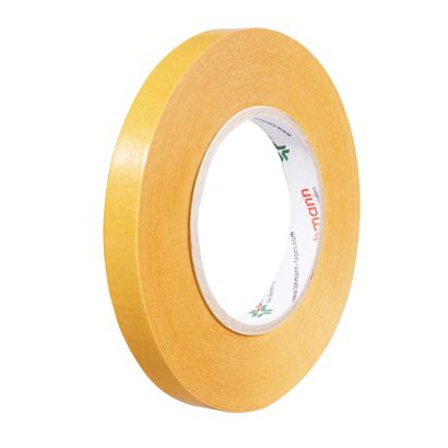 DuploCOLL 3720, ruban adhésif double face en papier spécial, adhésif acrylique très fort 15 mm | 50 m