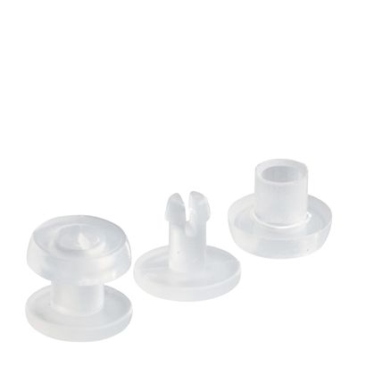 Œillets de pression en plastique, modèle épais transparent  | 5 mm