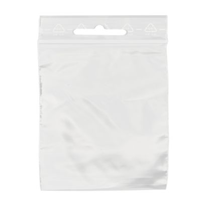 Sachets à fermeture pression, avec trou euro, film PE 90 x 110 mm | 50 µm