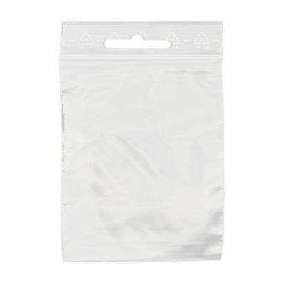 Sachets à fermeture pression, avec trou euro, film PE 160 x 220 mm | 50 µm