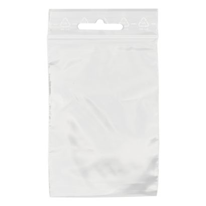 Sachets à fermeture pression, avec trou euro, film PE 200 x 300 mm | 90 µm