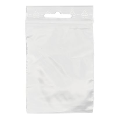 Sachets à fermeture pression, avec trou euro, film PE 220 x 310 mm | 50 µm