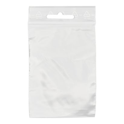 Sachets à fermeture pression, avec trou euro, film PE 220 x 310 mm | 90 µm