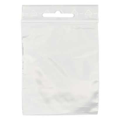 Sachets à fermeture pression, avec trou euro, film PE 300 x 400 mm | 90 µm