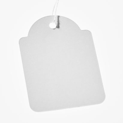 Étiquette à suspendre avec fil 45 x 65 mm 