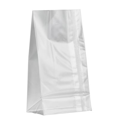 Sachets fond plat avec soudure, film OPP, 80 x 50 x 150 mm | 40 µm