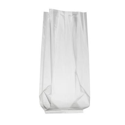 Sachet à soufflet avec soudure, film OPP 30 mµ, 100 x 80 x 270 mm 