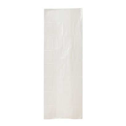 Sacs à soufflets latéraux, film PE 80 mµ avec matière régénérée (carton de 40 unités) 800 + 500 x 2300 mm 
