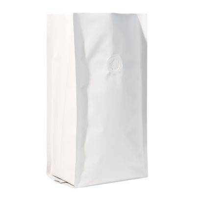Sac à café avec valve de protection d'arômes, blanc 290 x 120 mm